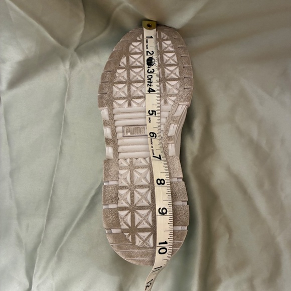 Puma Women's Mayze Mis Platform White Lace Up Sneakers Size 6.5 Worn Once VGUC+ - Picture 13 of 15
